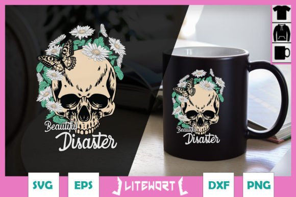 Beautiful Disaster Floral Skull SVG Review