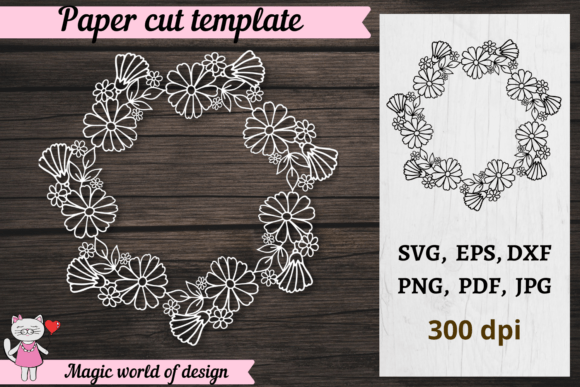Chamomile Floral Frame Svg Cricut SVG Review