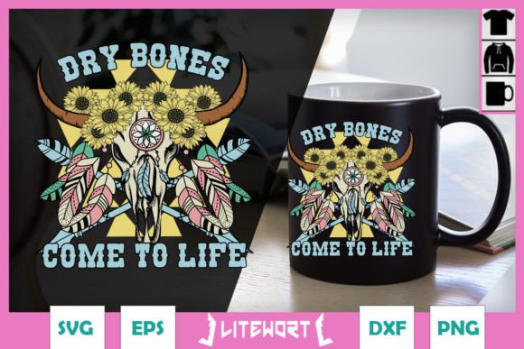 Dry Bones Floral Skull SVG Review