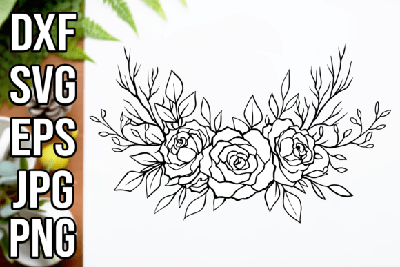 Floral Arrangement Svg, Png, Jpg Flowers Review