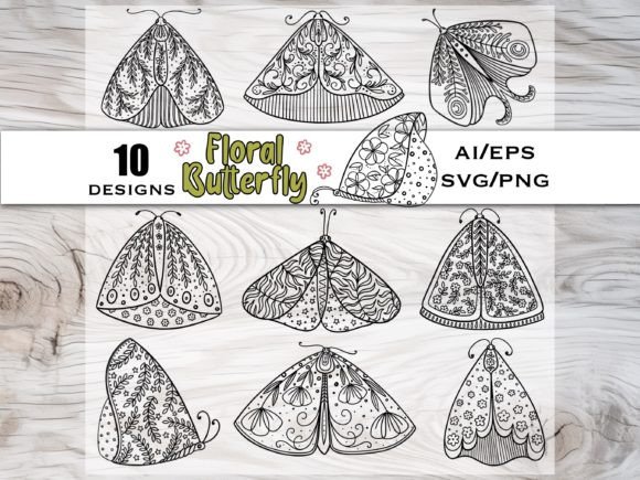 Floral Butterfly SVG Silhouette Bundle Review