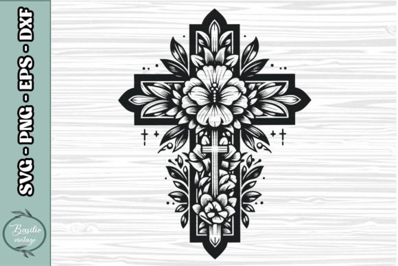 Floral Cross SVG Clipart 20: A Designer's Real-World Review