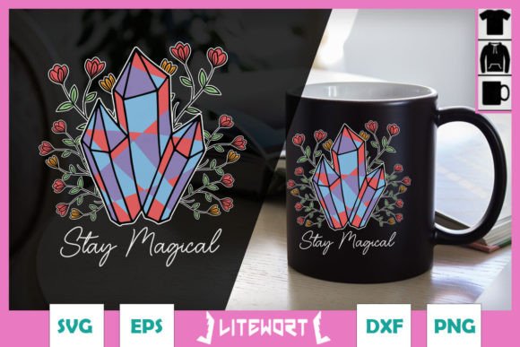 Reviewing Stay Magical Floral Crystal SVG for Real Embroidery