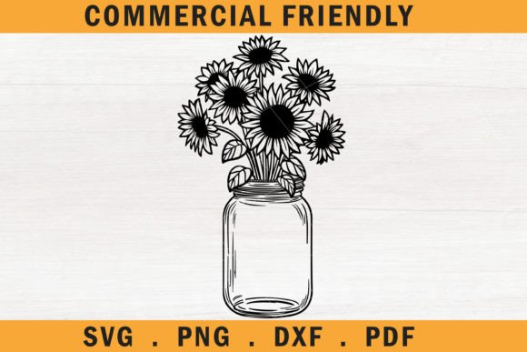 Sunflower Mason Jar Svg,floral Sunflower: A Designer's Review